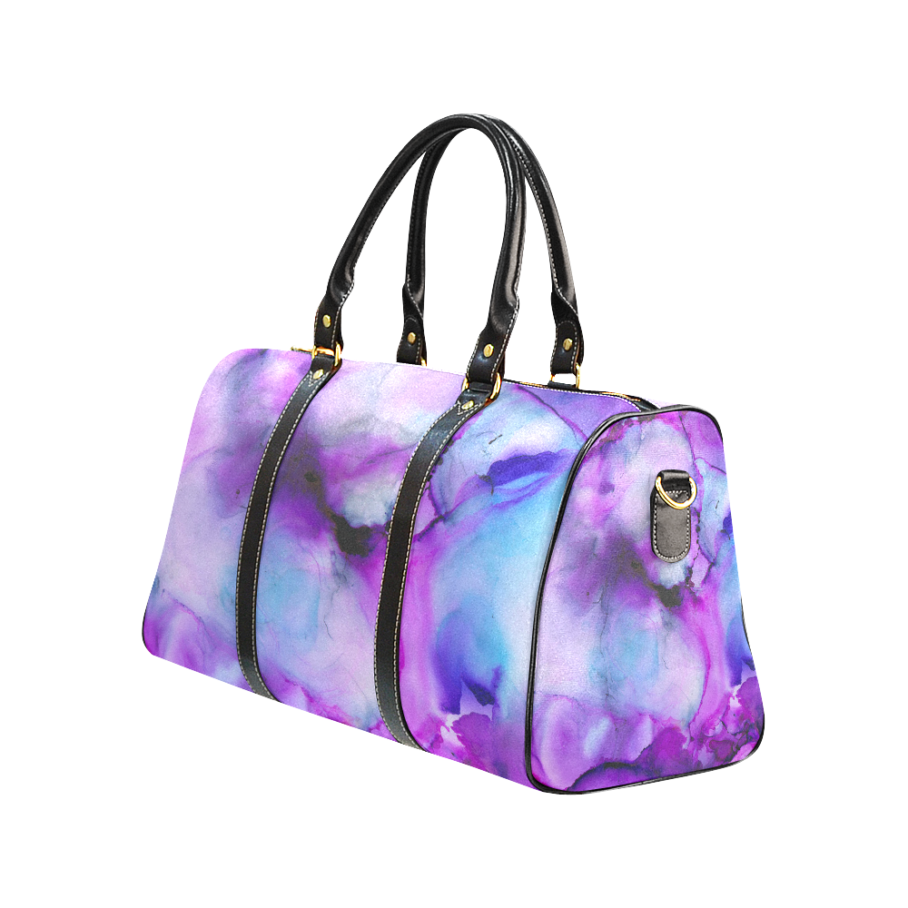 Ultra violet 1 New Waterproof Travel Bag/Large (Model 1639)