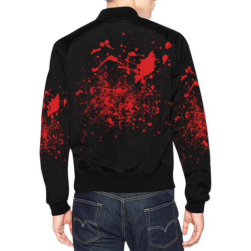 Bloody by Popart Lover All Over Print Bomber Jacket for Men (Model H19)