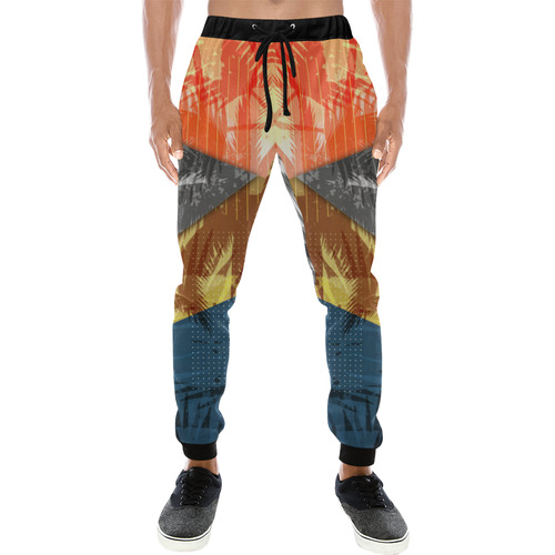 #ViStronger Sweatpants Men's All Over Print Sweatpants (Model L11)