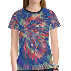 Big Explosion by Artdream New All Over Print T-shirt for Women (Model T45)