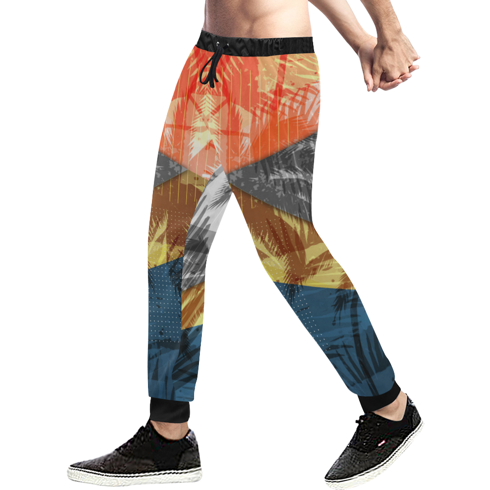 #ViStronger Sweatpants Men's All Over Print Sweatpants (Model L11)