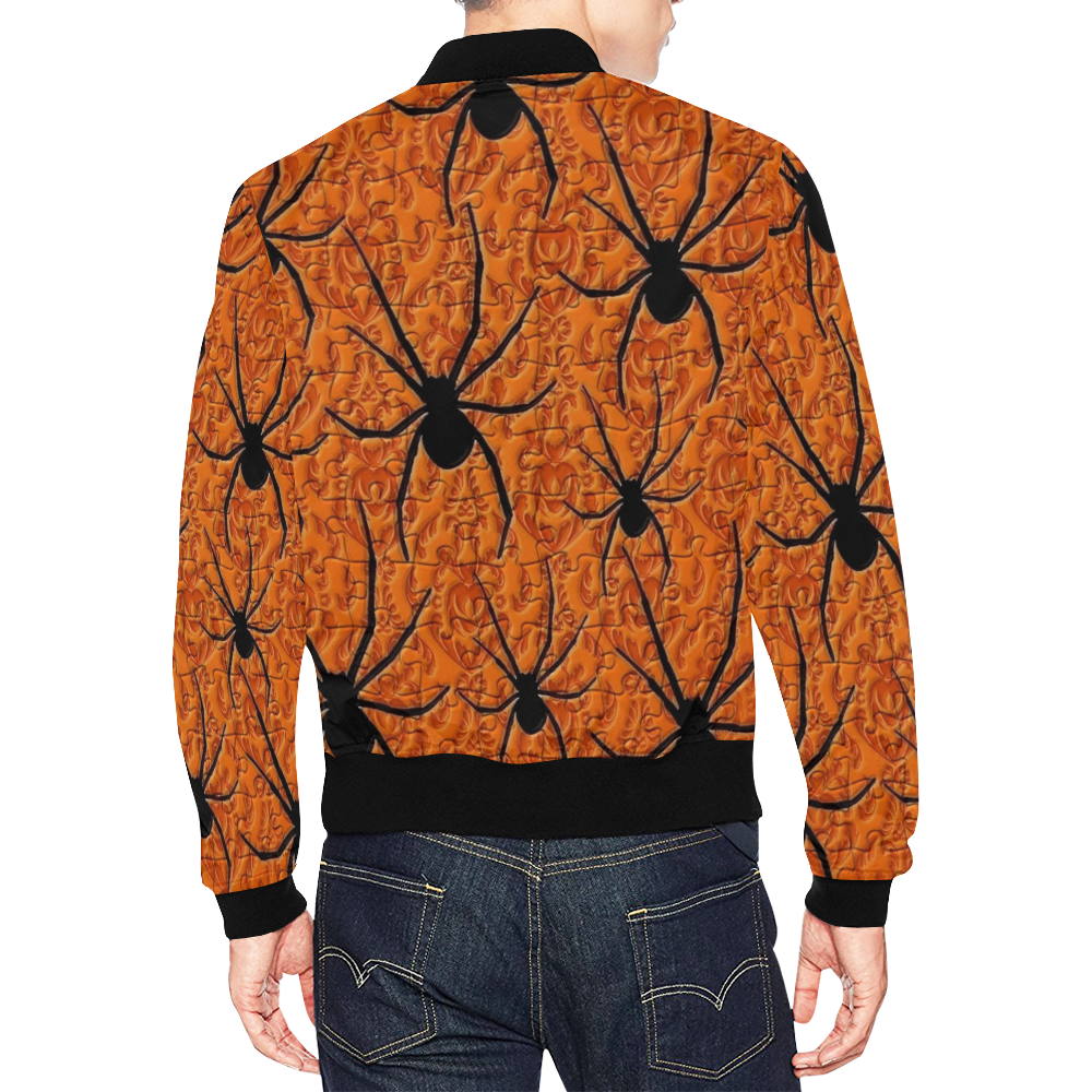 Spider by Popart Lover All Over Print Bomber Jacket for Men (Model H19)