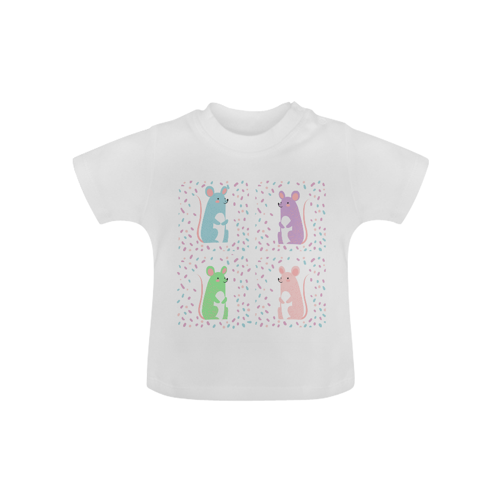 Mices to Pieces White Baby Classic T-Shirt (Model T30)
