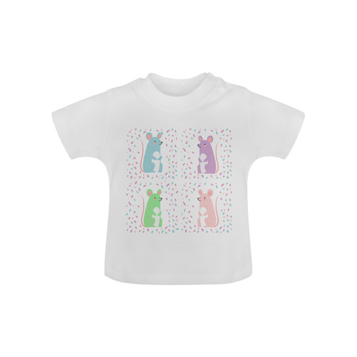 Mices to Pieces White Baby Classic T-Shirt (Model T30)