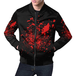 Bloody by Popart Lover All Over Print Bomber Jacket for Men (Model H19)