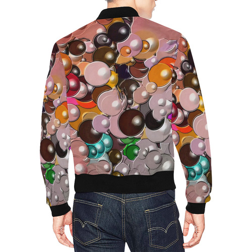 Bubble by Popart Lover All Over Print Bomber Jacket for Men (Model H19)