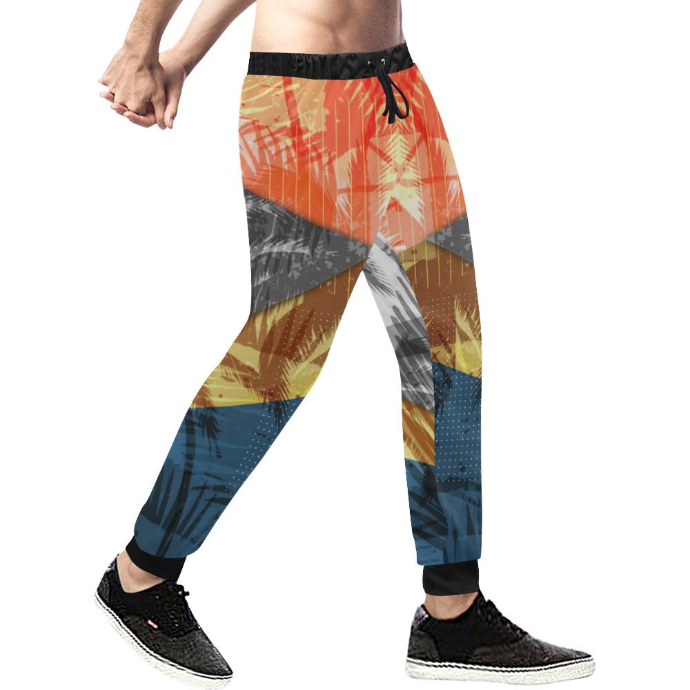 #ViStronger Sweatpants Men's All Over Print Sweatpants (Model L11)