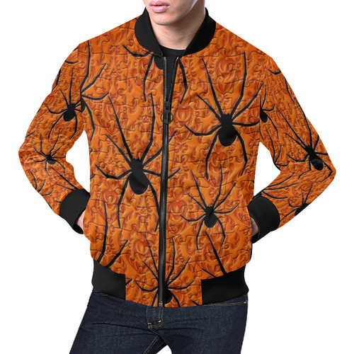 Spider by Popart Lover All Over Print Bomber Jacket for Men (Model H19)