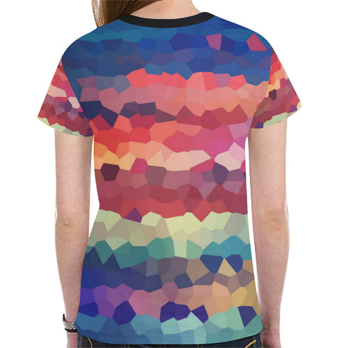 Big Pattern by Artdream New All Over Print T-shirt for Women (Model T45)