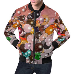 Bubble by Popart Lover All Over Print Bomber Jacket for Men (Model H19)