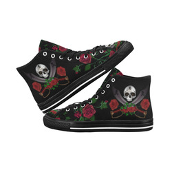 Skull Sword and the Rose Vancouver H Men's Canvas Shoes/Large (1013-1)