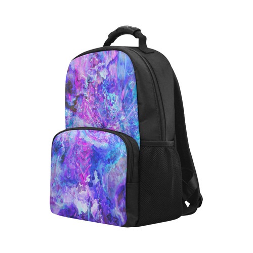 blue pink Unisex Laptop Backpack (Model 1663)