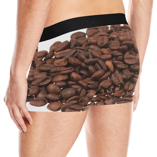 cafe-coffee grains Men's All Over Print Boxer Briefs (Model L10)