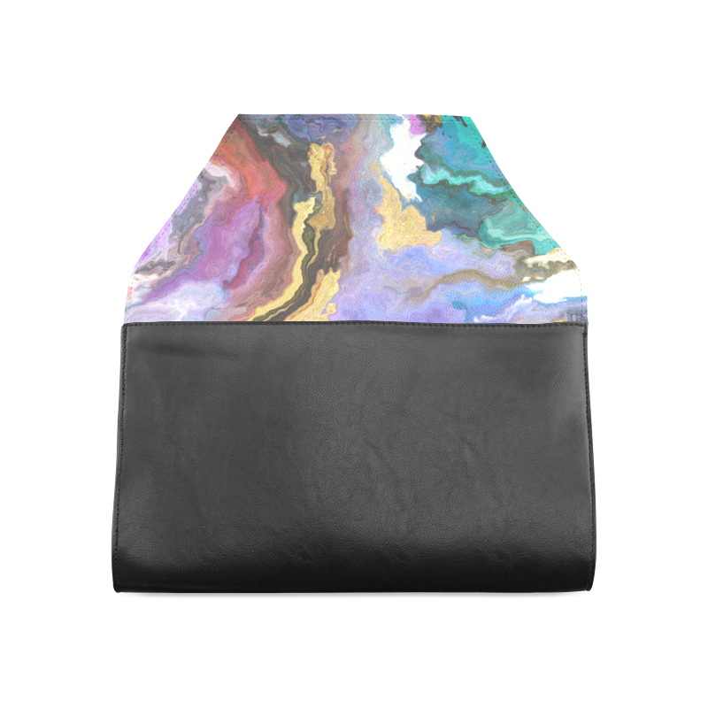 colorful marble Clutch Bag (Model 1630)
