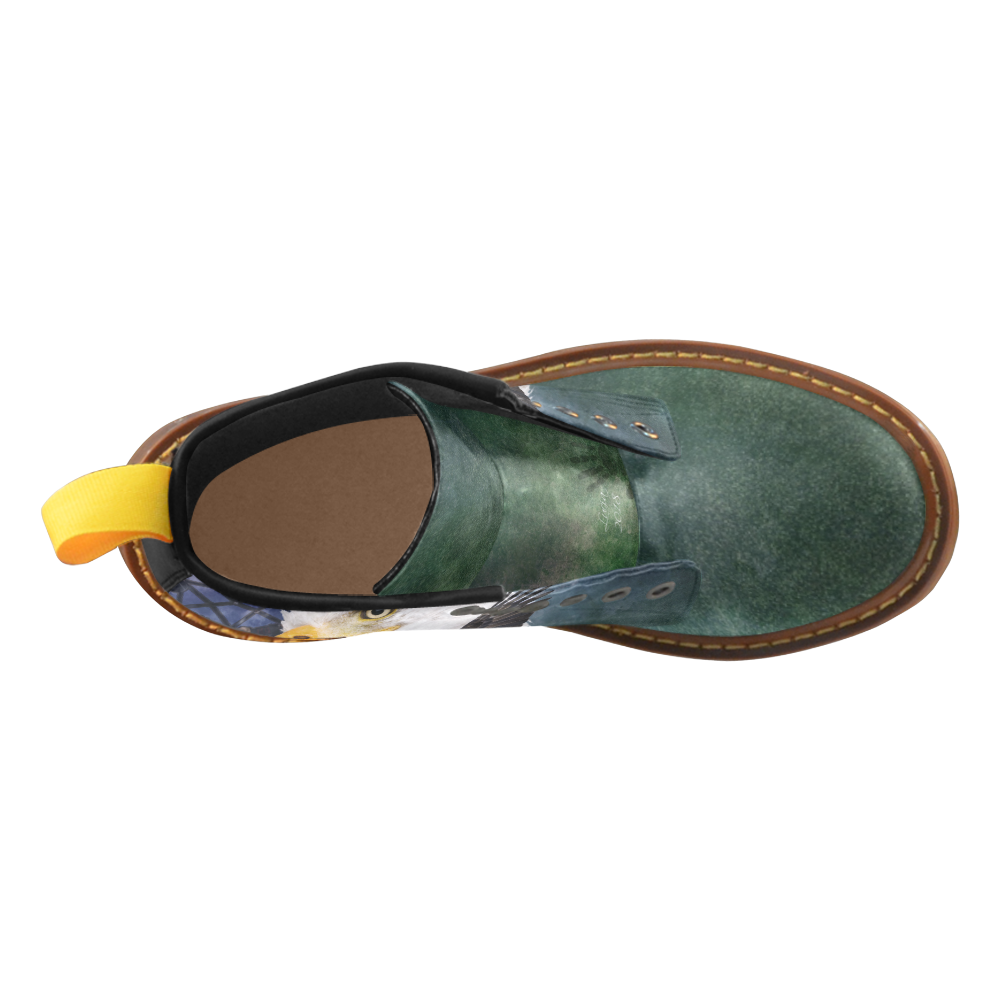 Shaman Eagle Spirit High Grade PU Leather Martin Boots For Men Model 402H
