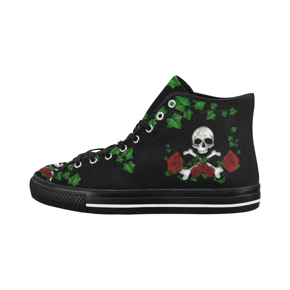 Skull Rose Vancouver H Men's Canvas Shoes/Large (1013-1)