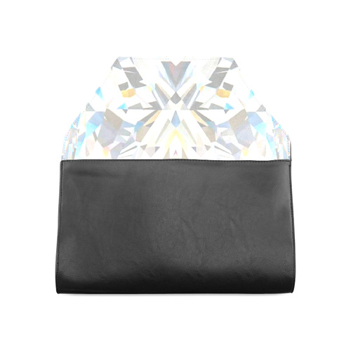 Diamond crystal shimmering low poly abstract classy elegant for her Clutch Bag (Model 1630)