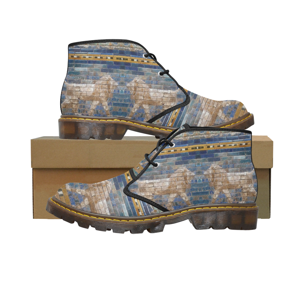 Lions of Babylon Men's Canvas Chukka Boots (Model 2402-1)