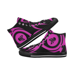 Pirate Wench-PINK Vancouver H Women's Canvas Shoes (1013-1)