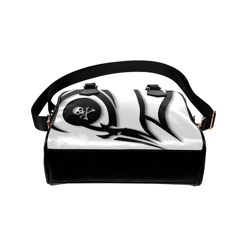 Pirate Wench -Black Shoulder Handbag (Model 1634)