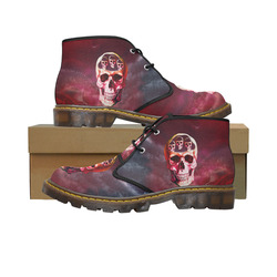 Funny Skulls Women's Canvas Chukka Boots (Model 2402-1)