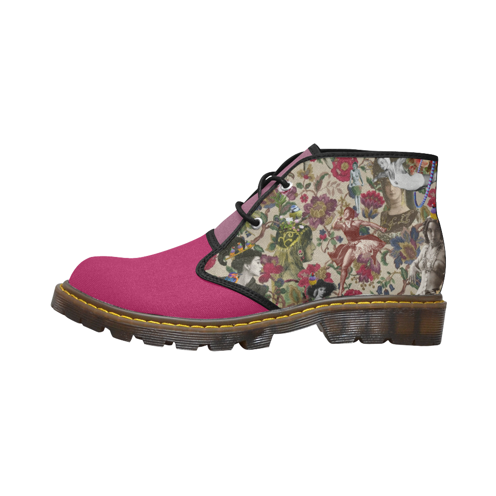 Let Me Show You Women's Canvas Chukka Boots (Model 2402-1)
