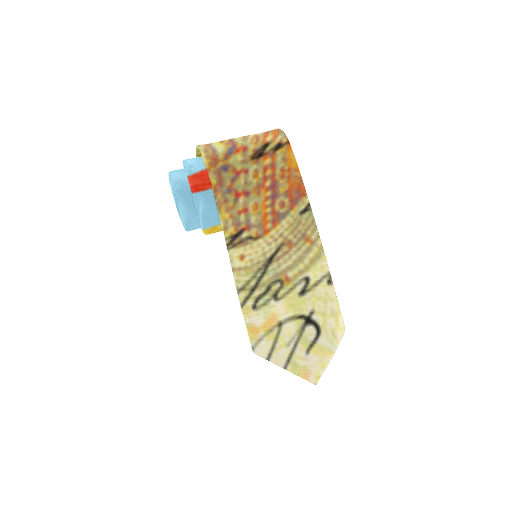 THE SHOWY PLANE HUNTER AND FISH IV Classic Necktie (Two Sides)