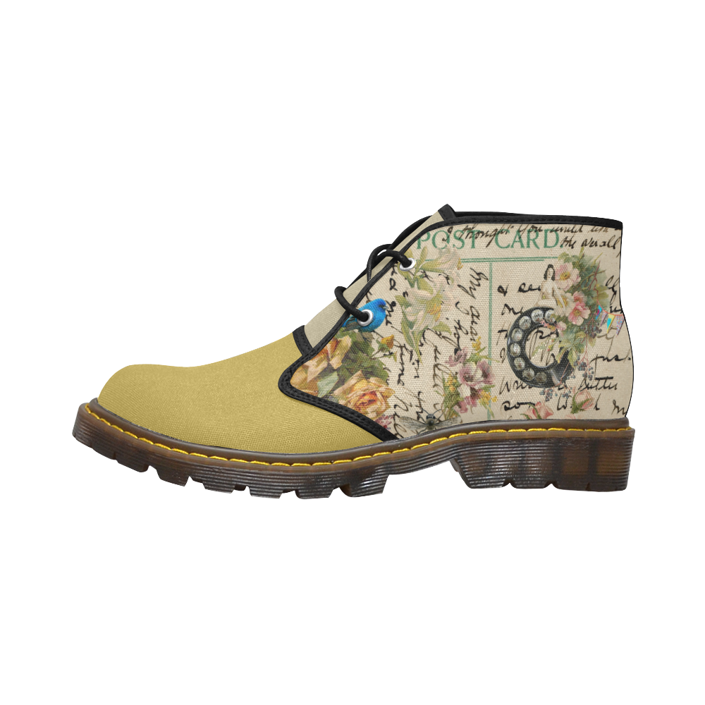 The Travel Writer 1 Women's Canvas Chukka Boots (Model 2402-1)