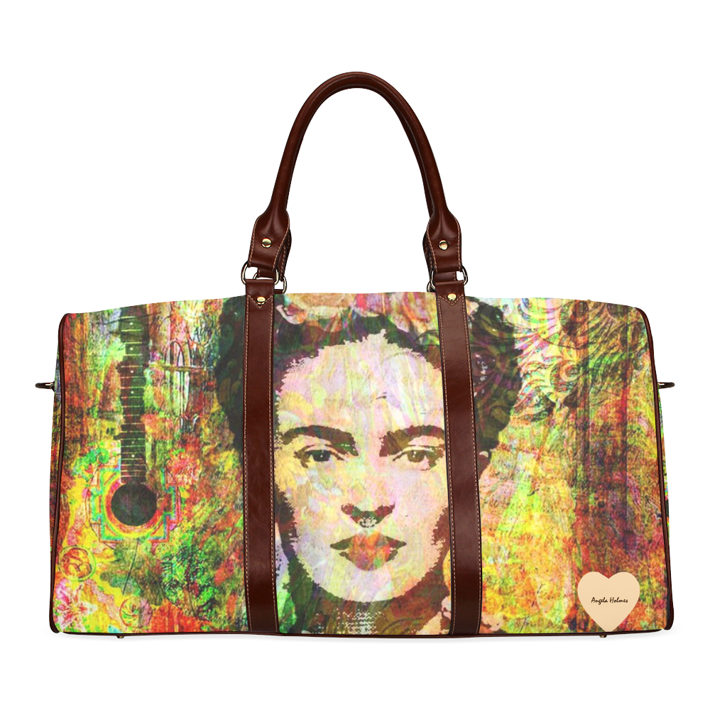 Frida in bloom Waterproof Travel Bag/Small (Model 1639)