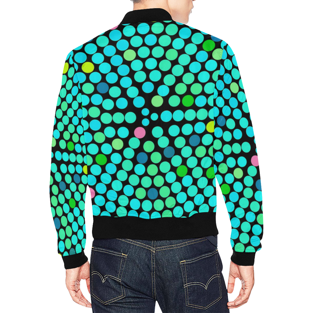 Frag by Artdream All Over Print Bomber Jacket for Men (Model H19)