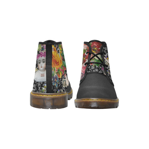 One Kiss Women's Canvas Chukka Boots (Model 2402-1)