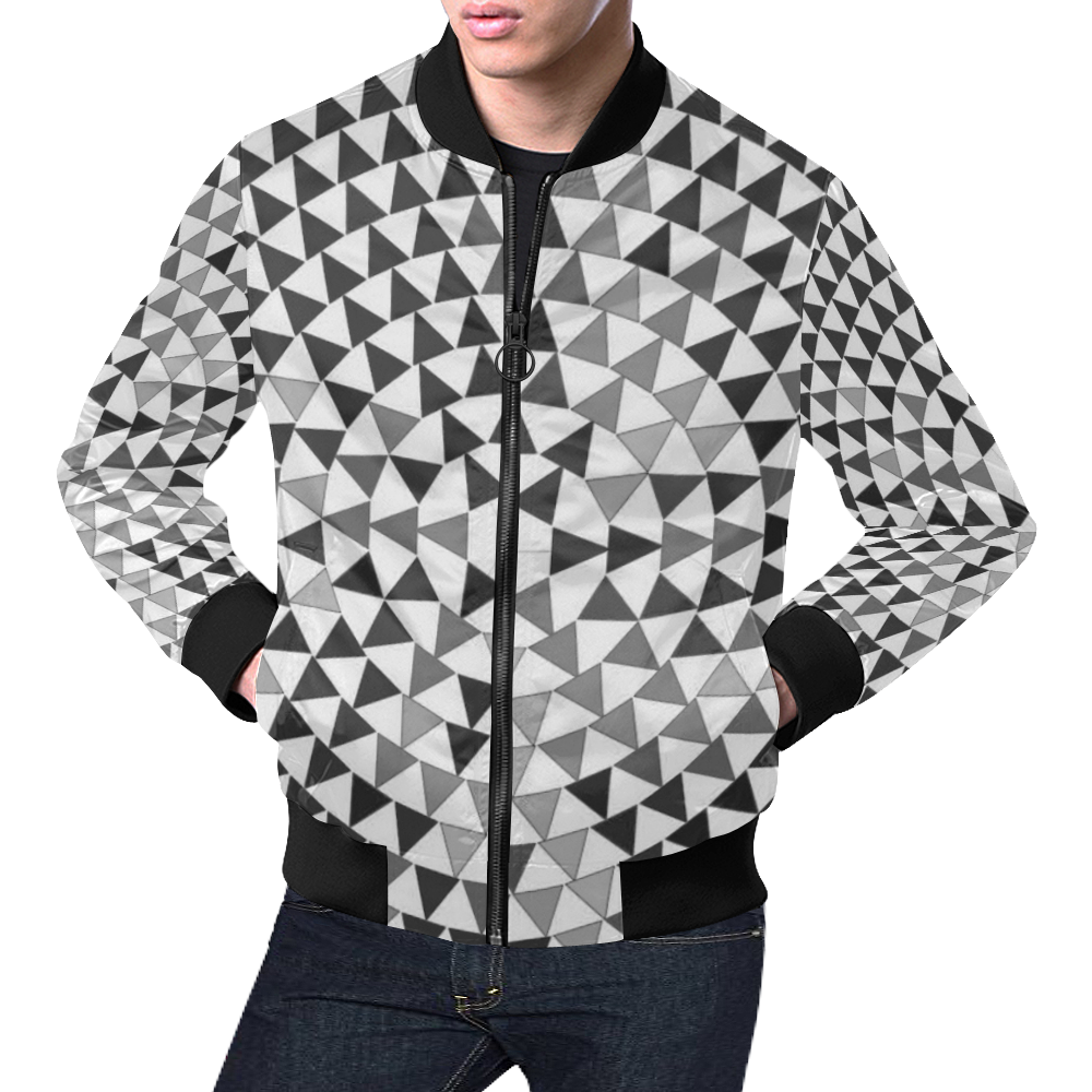 Retro by Artdream All Over Print Bomber Jacket for Men (Model H19)