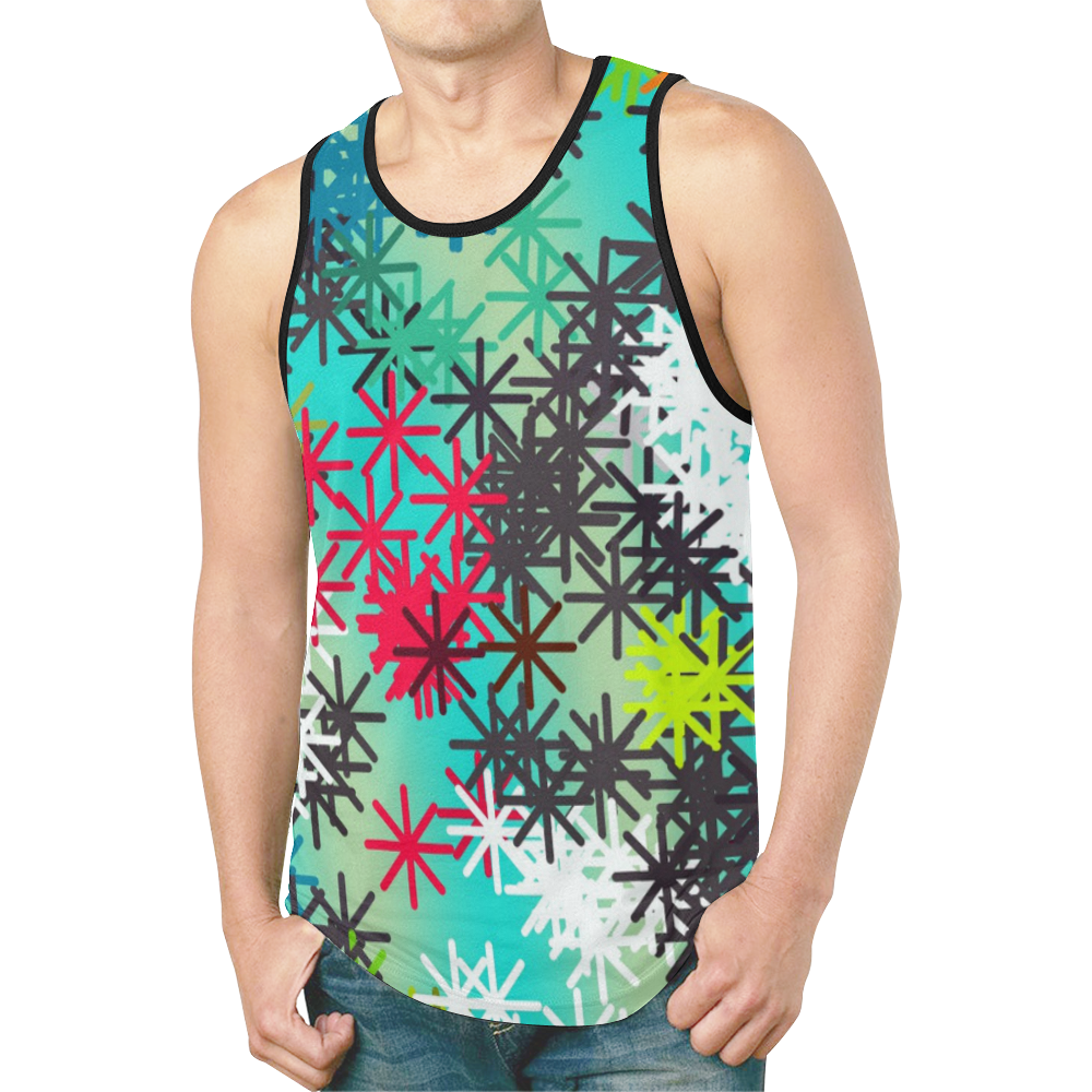 Snow Color by Artdream New All Over Print Tank Top for Men (Model T46)