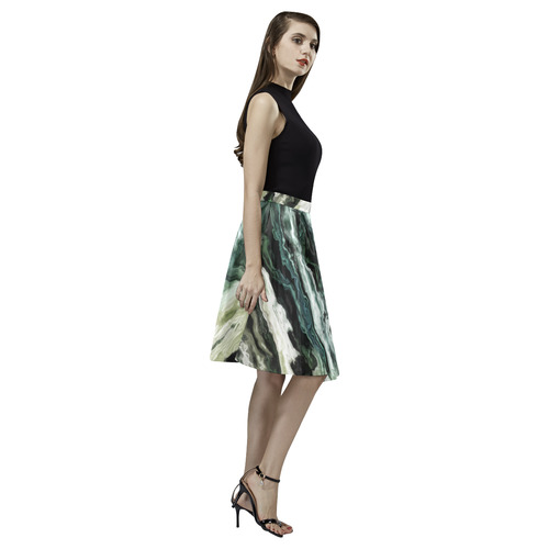 marble 2 Melete Pleated Midi Skirt (Model D15)