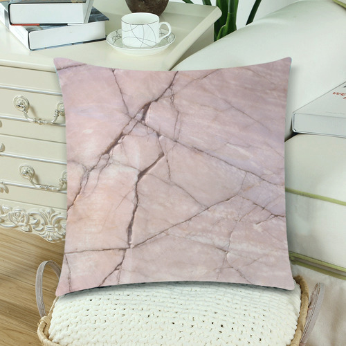 Cracked Custom Zippered Pillow Cases 18"x 18" (Twin Sides) (Set of 2)