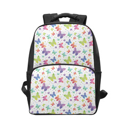 Colorful Butterflies Unisex Laptop Backpack (Model 1663)