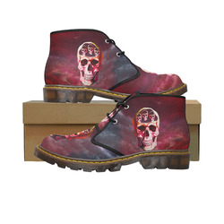 Funny Skulls Men's Canvas Chukka Boots (Model 2402-1)