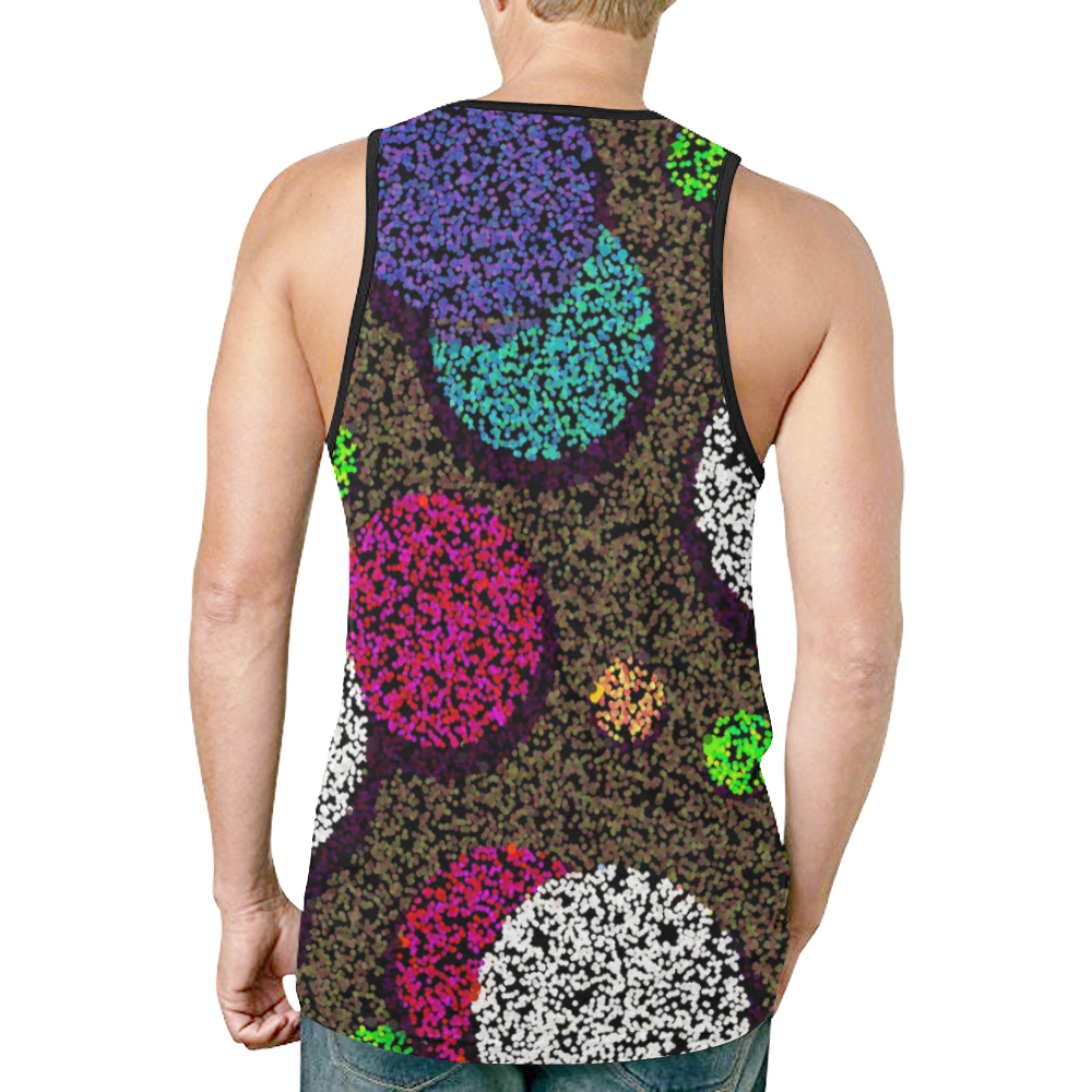 Pointil by Artdream New All Over Print Tank Top for Men (Model T46)