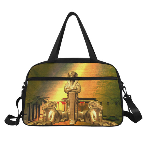 Anubis, the egyptian god Fitness Handbag (Model 1671)