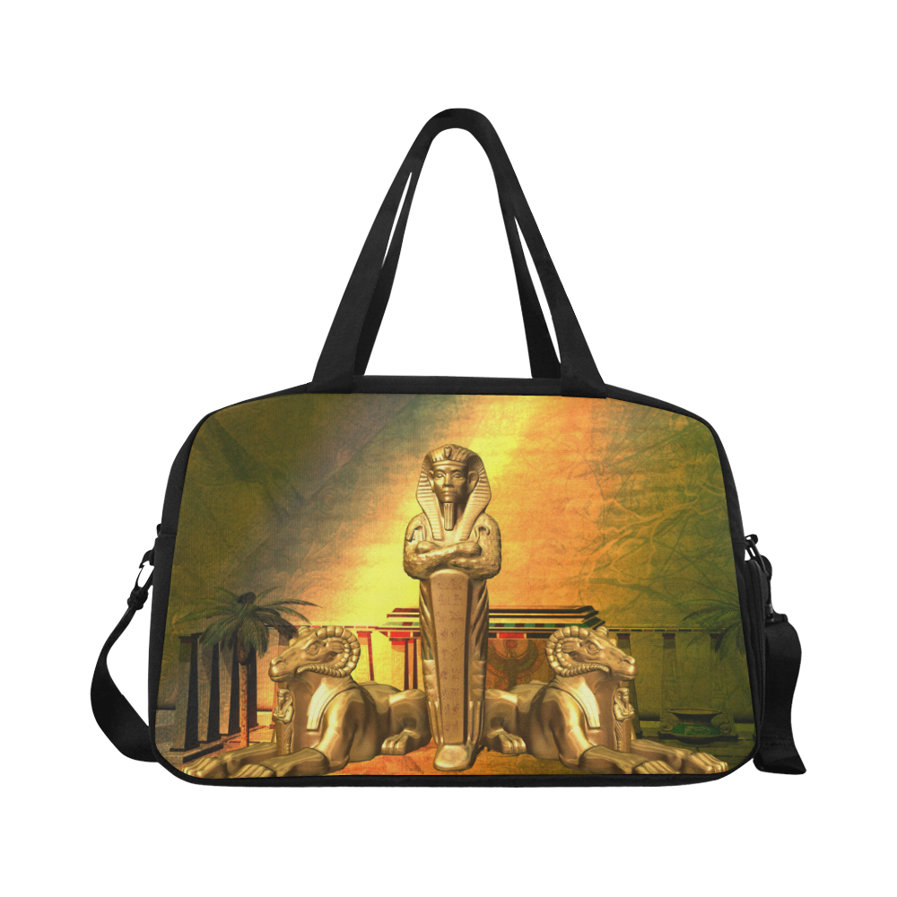 Anubis, the egyptian god Fitness Handbag (Model 1671)