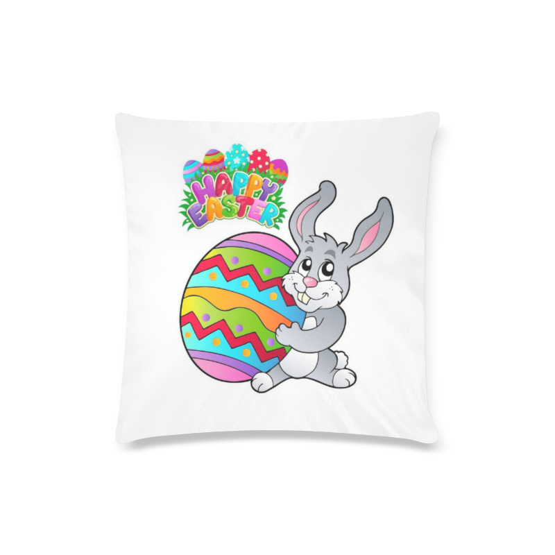 Happy Easter by Artdream Custom Zippered Pillow Case 16"x16"(Twin Sides)