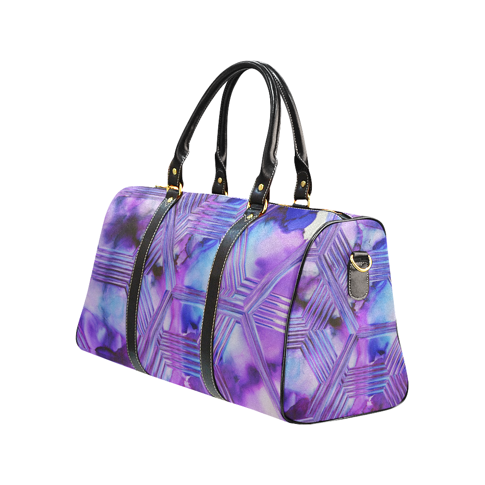 ultra violet x New Waterproof Travel Bag/Small (Model 1639)