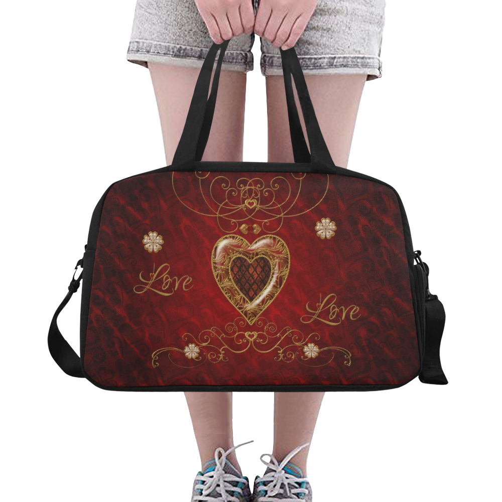 Love, wonderful heart Fitness Handbag (Model 1671)