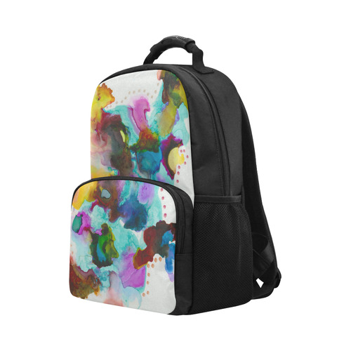 colorful ink Unisex Laptop Backpack (Model 1663)