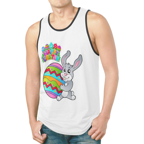 Happy easter by Artdream New All Over Print Tank Top for Men (Model T46)