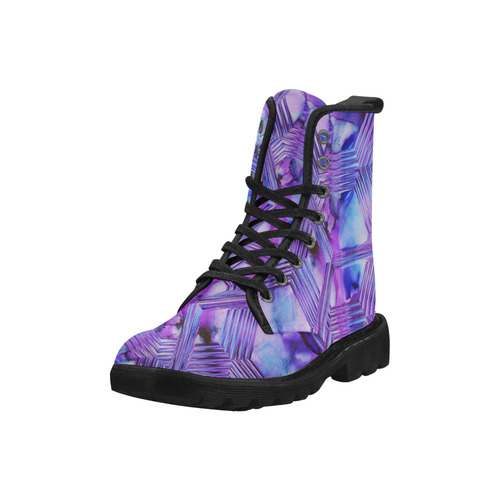 ultra violet x Martin Boots for Women (Black) (Model 1203H)