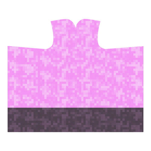 crop2_pinkblacklace Hooded Blanket 60''x50''