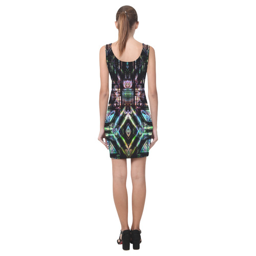 abstract c Medea Vest Dress (Model D06)