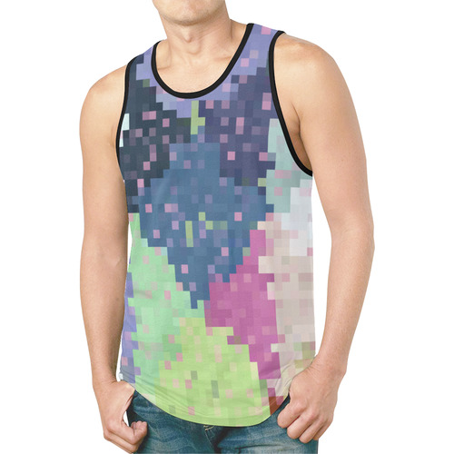 Color Mosaic by Artdream New All Over Print Tank Top for Men (Model T46)