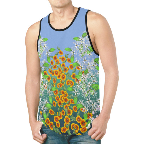 California Wildflowers by Aleta New All Over Print Tank Top for Men (Model T46)